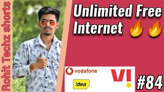 Vodafone-idea Free Unlimited Internet #VI #shorts