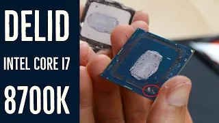 Intel Core i7 8700K Delid Rehberi ve Testleri