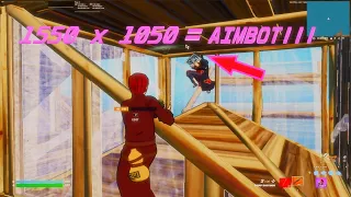 PROOF 1550 x 1050 Is Best Stretched Resolution in Fortnite For inhuman aim & mechanics!!!