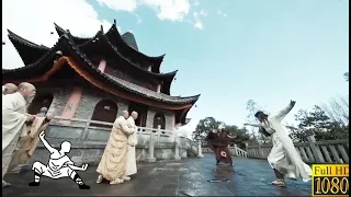 惡賊闖進少林寺挑戰少林武功，結果被功夫小子一招打敗 🔥 功夫 | Kung Fu