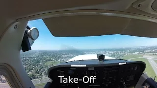 Doing Circuit/Traffic Pattern in a Cessna 172 (ATC Audio) [CYHU]