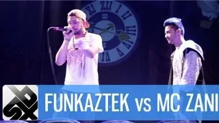 FUNKAZTEK vs MC ZANI  |  Shootout Beatbox Battle SMALL FINAL  |  Vokal Total '13