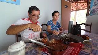 FAZENDO BREDO (BREGOEBA)  PARA O ALMOÇO