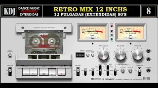 Retro 12 Inchs 12 pulgadas versiones extendidas80s Vol 08 2021 KDJ (Especial versiones Razormaid)