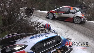 Crashes & Show SS3 Rallye Monte Carlo 2020 | ADRacing