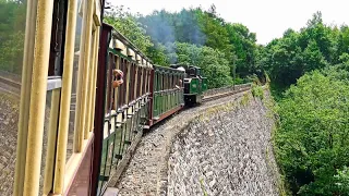 FFESTINIOG STEAM RAILWAY JOURNEY BETWEEN PORTHMADOG BLAENAU FFESTINIOG