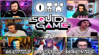 😂 MEJORES MOMENTOS DE SQUID GAME MINECRAFT #3 😂/ 😆 TODAS LAS MUERTES DEL DIA #3 😆