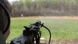 MG08/15 Firing - Shooter view on 100 Yard Range
