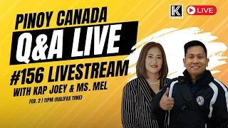 #156 Pinoy Canada Q&A Livestream