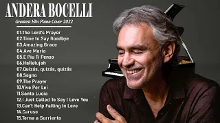 The Best Of Andrea Bocelli Relaxing Piano Music Compilation 2022