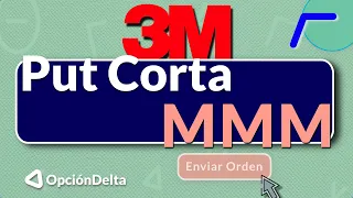 Operación Alcista (con +70% PROBABILIDADES) en 3M | Put Corta en MMM | Opción Del Día