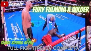 Full Fight/Pelea CompletaTysonFury Fulmina a DeontayWilder #furywilder3 (11Rounds 5Caidas) #boxeo