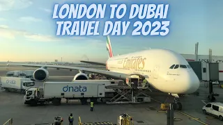 DUBAI TRAVEL DAY | HEATHROW TO DUBAI WITH EMIRATES 2023