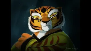 Tigress Character -Digital-Photoshop || Speed paint