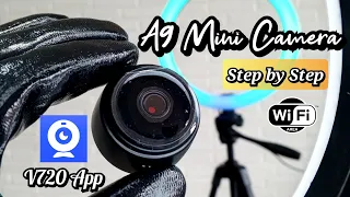 Mini camera Spy a9 wifi v720 / Guide Camera Spy Mini Wireless Tutorial