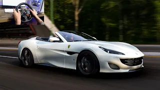 1400HP Ferrari PORTOFINO - Forza Horizon 5 | Steering Wheel Gameplay | MAX Graphics | 4K60FPS