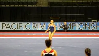 Lexie Priessman- Floor Exercise - 2012 Kellogg's Pacific Rim Championships Podium Training