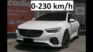 2019 ZB Commodore 2.0 eco-tec acceleration to 230km/h