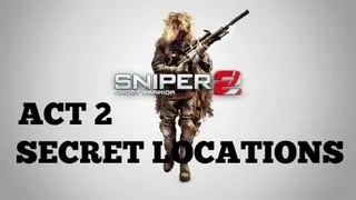 Sniper: Ghost Warrior 2 - All Secret Locations - Act 2 - (Keepsakes of War Trophy / Achievement)