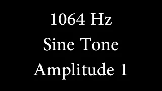 1064 Hz Sine Tone Amplitude 1