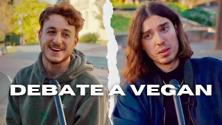 Meat Eating Skeptic to Vegan in 18 minutes!? Debate at UC Berkeley