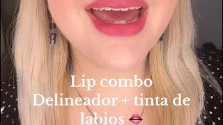 Nuevo LIP CAMBO 👄 con solo un delineador y una tinta de labios 😚