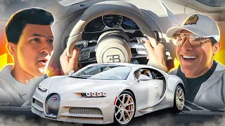 driving Manny Khoshbin's 1500 hp BUGATTI CHIRON HERMES! $7M hypercar test drive review. DIVO next?