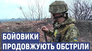 Бойовики продовжують обстрілювати українські позиції поблизу Шумів