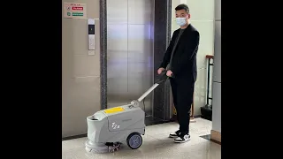 T2-B 2022 New intelligent design Automatic Battery Walk Behind Floor Scrubber Dryer Machine