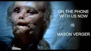 Mason Verger appears on radio show.