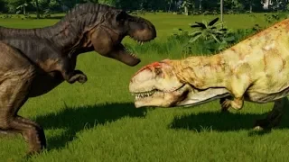 Giganotosaurus vs T-Rex, Indominus Rex, Indoraptor, Spinoraptor, Spinosaurus, Carcha & Allosaurus