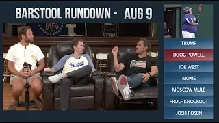 Barstool Rundown - August 9, 2017