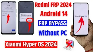 Hyperos Frp 2024 | Redmi 12 5g Frp bypass Android 14 | All Redmi Xiaomi Hyperos Frp unlock 2024