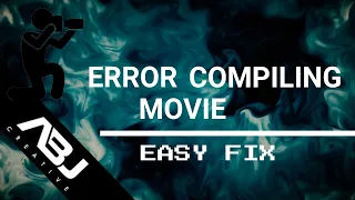 Premiere Pro 2020 - ERROR COMPILING MOVIE Easy Fix in a minute