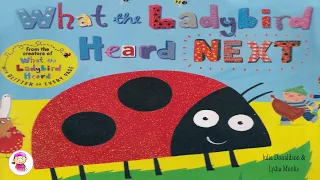 Daisy learns to read, "What the Ladybird Heard NEXT" by Julia Donaldson and Lydia Monks