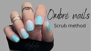 Scrub ombré technique with dip powder | beginner friendly!