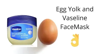 OMG I TRIED|ASIAN ANTI-AGING SECRET |VASELINE AND EGG YOLK| FACE MASK|DEBORAH DUNKLEY