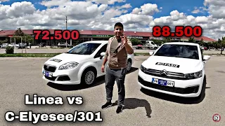 Kıyaslama | Citroen C-Elyesee vs Fiat Linea | Otomobil Günlüklerim