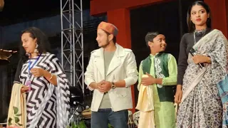 Arunita kanjilal, Pawandeep Rajan, Pranjal Biswas at karimganj college ground.