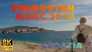 Primosten, Croatia | 8K Spring Walkthrough (March 2024)