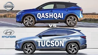 2021 Nissan Qashqai vs Hyundai Tucson, Qashqai vs Tucson SUV compare