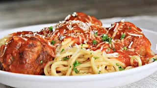 Homemade Spaghetti and Meatballs Recipe | Must Try