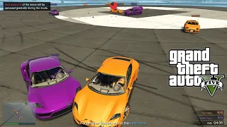 Car Crashing | 2 Team | Orange Vs Purple | Who Will Win? | Gta 5 Online