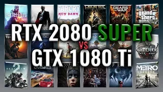 RTX 2080 SUPER vs GTX 1080 Ti Benchmarks | Gaming Tests Review & Comparison | 59 tests