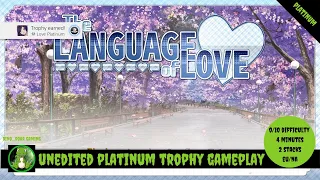 The Language of Love - Full Unedited Platinum Trophy Gameplay (PS4)