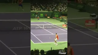 Great rally between Kyrgios and Nishikori at the Miami Open🎾