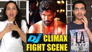 DJ Climax Action Scene | Allu Arjun Fight | Pakistani Reaction