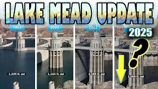 Lowest Level EVER In 2025? Lake Mead UPDATE Hoover Dam Lake Powell Water Level Report #water #update