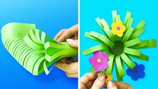 17 IMPRESIONANTES FLORES DIY QUE PUEDES CREAR EN 2 MINUTOS