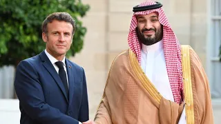 Saudischer Kronprinz Bin Salman zu Gast bei Macron in Paris